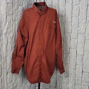 COLUMBIA PHG Rust‎ Vented Men's Shirt XL/TG